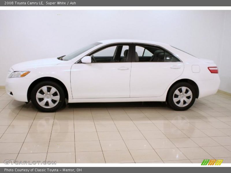 Super White / Ash 2008 Toyota Camry LE
