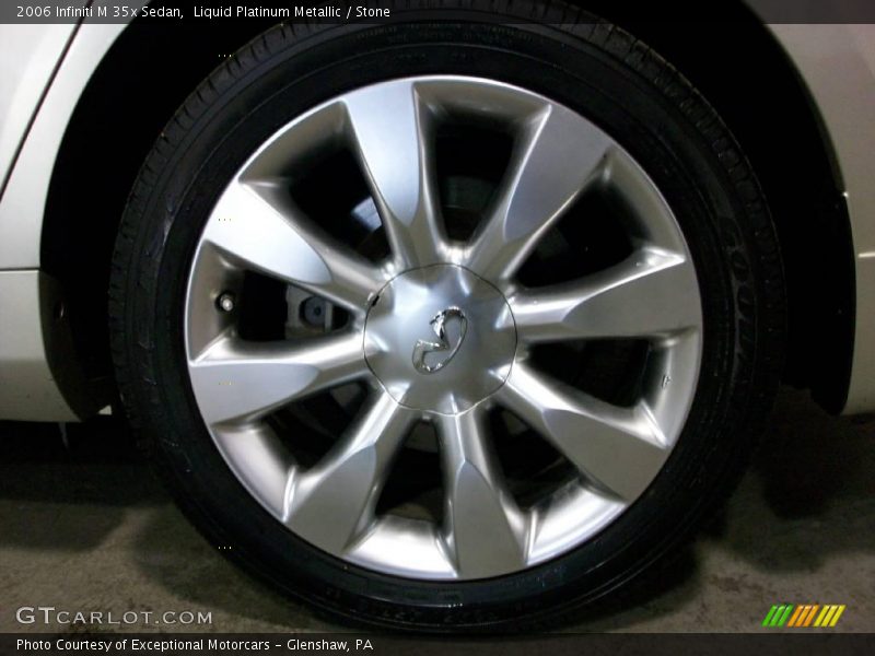 Liquid Platinum Metallic / Stone 2006 Infiniti M 35x Sedan