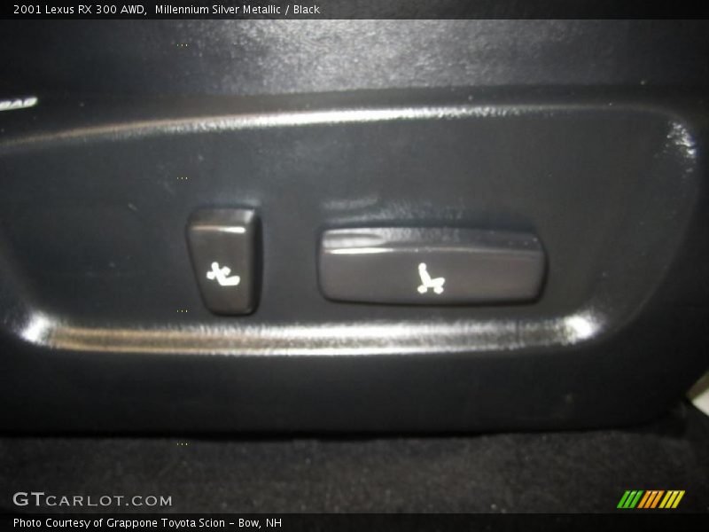 Millennium Silver Metallic / Black 2001 Lexus RX 300 AWD