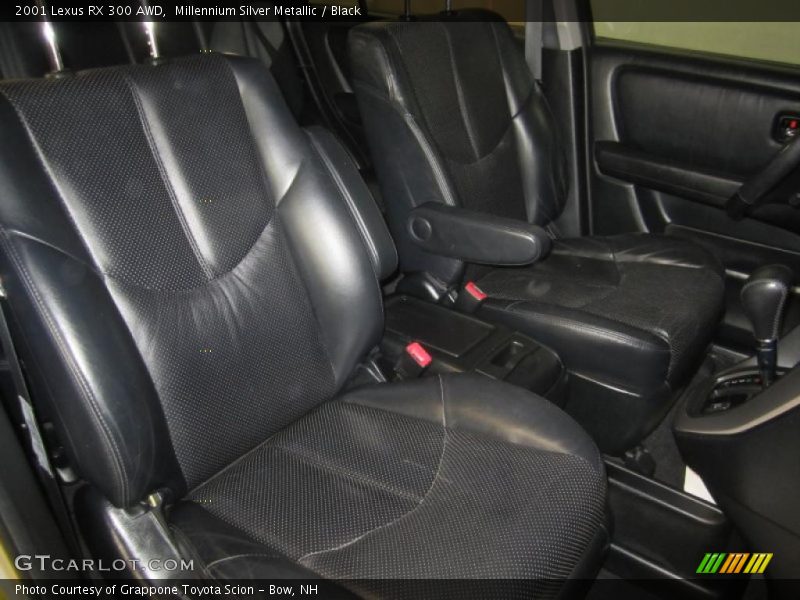 Millennium Silver Metallic / Black 2001 Lexus RX 300 AWD