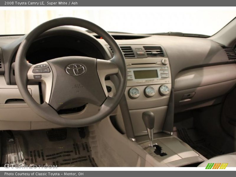 Super White / Ash 2008 Toyota Camry LE