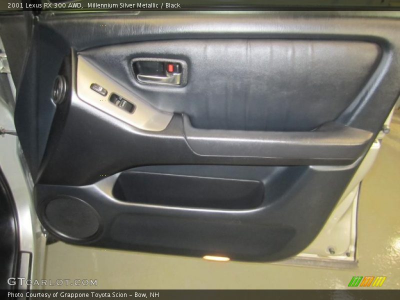Millennium Silver Metallic / Black 2001 Lexus RX 300 AWD