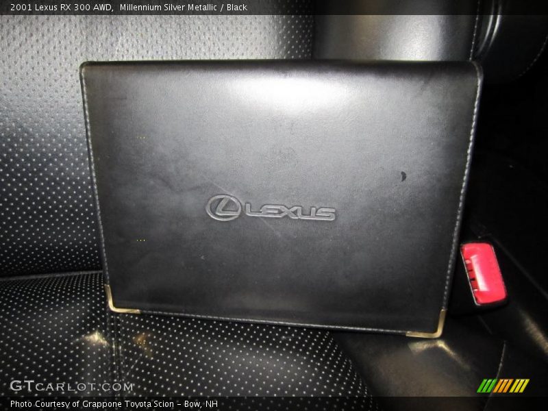 Millennium Silver Metallic / Black 2001 Lexus RX 300 AWD