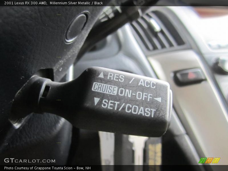 Millennium Silver Metallic / Black 2001 Lexus RX 300 AWD