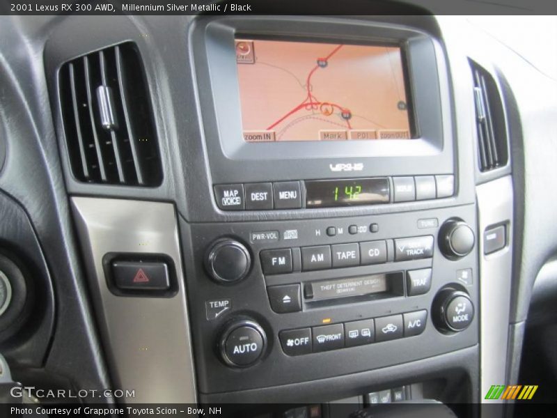 Millennium Silver Metallic / Black 2001 Lexus RX 300 AWD