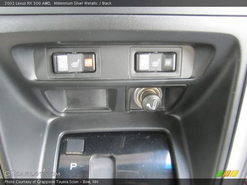Millennium Silver Metallic / Black 2001 Lexus RX 300 AWD