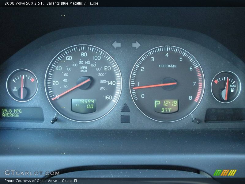 Barents Blue Metallic / Taupe 2008 Volvo S60 2.5T