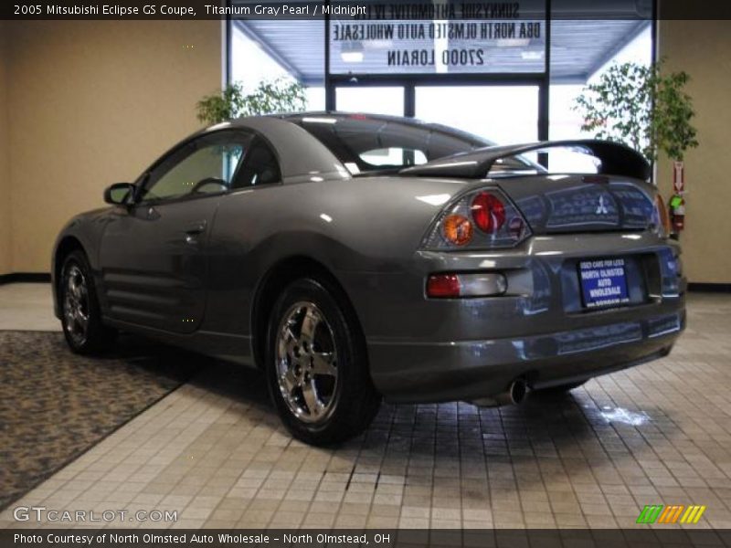 Titanium Gray Pearl / Midnight 2005 Mitsubishi Eclipse GS Coupe