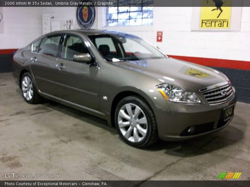 Umbria Gray Metallic / Graphite 2006 Infiniti M 35x Sedan