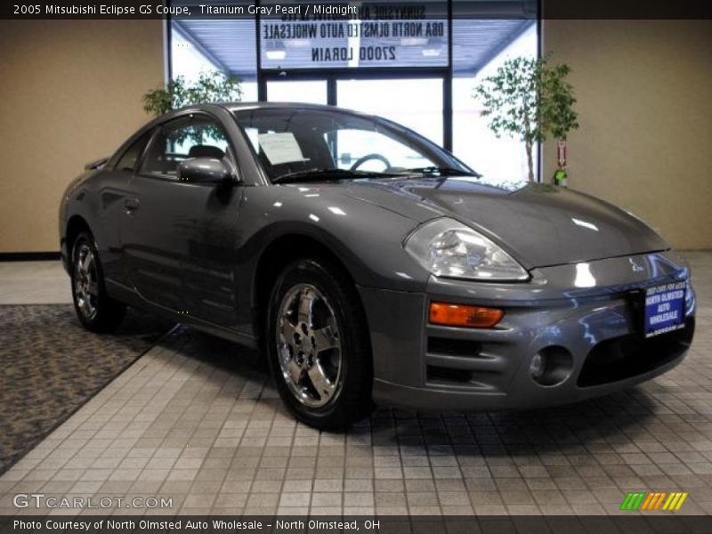 Titanium Gray Pearl / Midnight 2005 Mitsubishi Eclipse GS Coupe