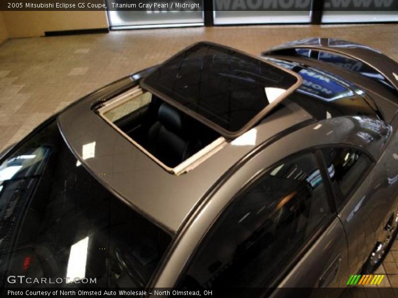 Titanium Gray Pearl / Midnight 2005 Mitsubishi Eclipse GS Coupe