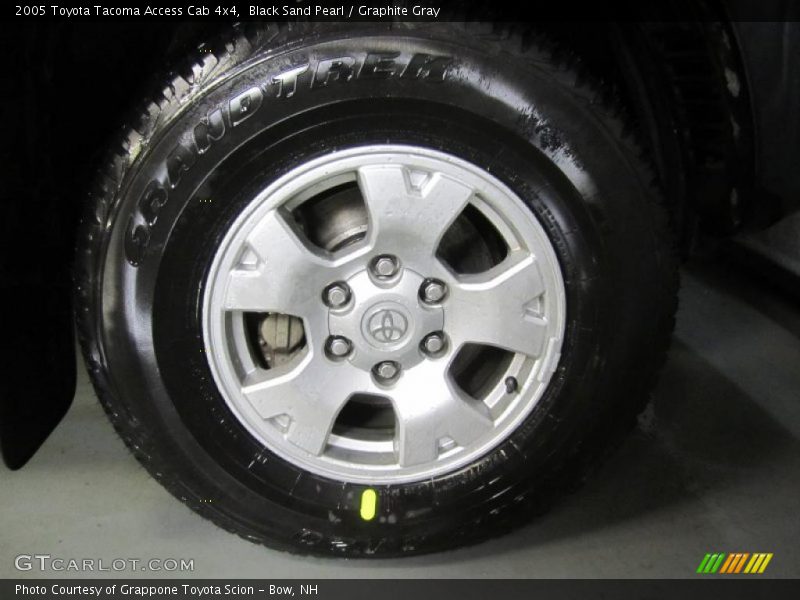 Black Sand Pearl / Graphite Gray 2005 Toyota Tacoma Access Cab 4x4