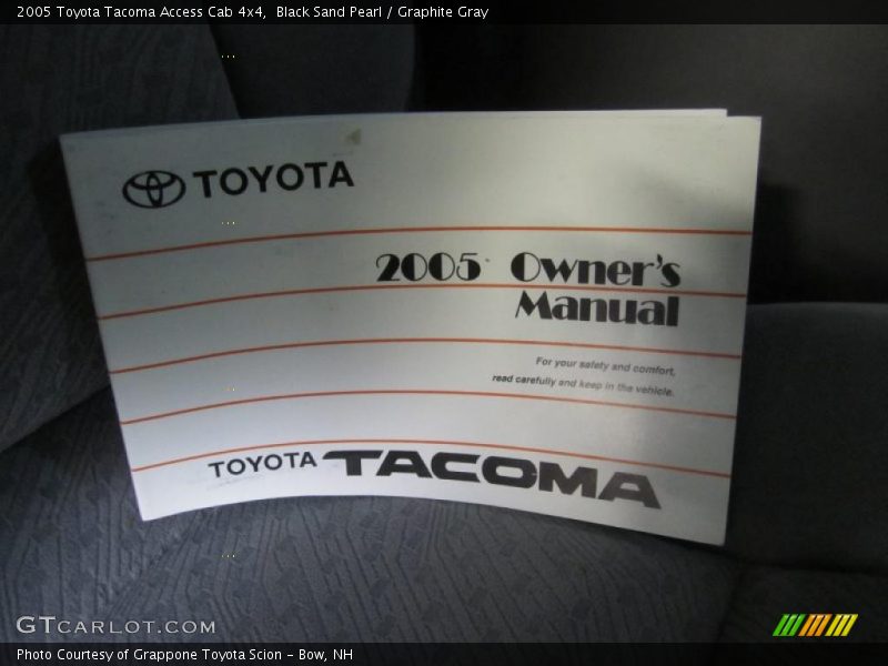 Black Sand Pearl / Graphite Gray 2005 Toyota Tacoma Access Cab 4x4