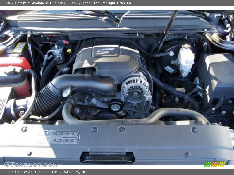 Black / Dark Titanium/Light Titanium 2007 Chevrolet Avalanche LTZ 4WD