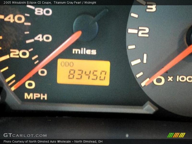 Titanium Gray Pearl / Midnight 2005 Mitsubishi Eclipse GS Coupe