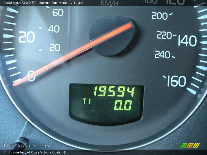 Barents Blue Metallic / Taupe 2008 Volvo S60 2.5T