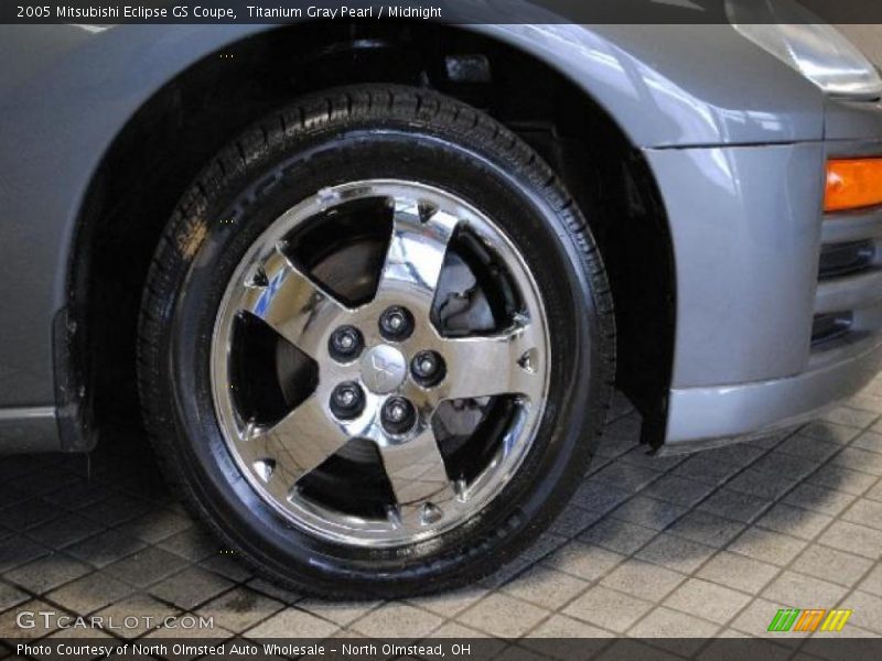 Titanium Gray Pearl / Midnight 2005 Mitsubishi Eclipse GS Coupe