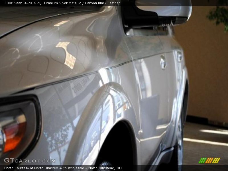 Titanium Silver Metallic / Carbon Black Leather 2006 Saab 9-7X 4.2i