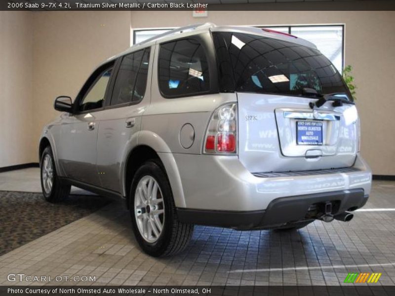 Titanium Silver Metallic / Carbon Black Leather 2006 Saab 9-7X 4.2i