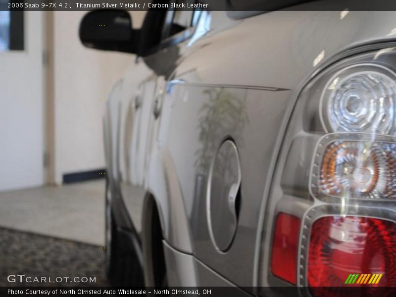 Titanium Silver Metallic / Carbon Black Leather 2006 Saab 9-7X 4.2i