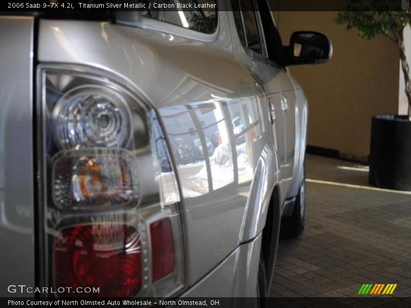 Titanium Silver Metallic / Carbon Black Leather 2006 Saab 9-7X 4.2i
