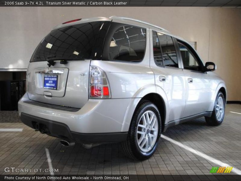 Titanium Silver Metallic / Carbon Black Leather 2006 Saab 9-7X 4.2i