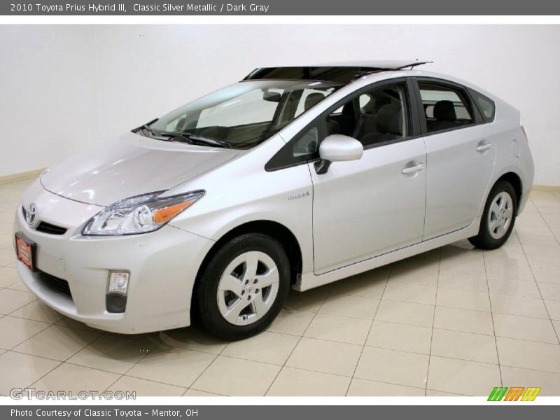 Classic Silver Metallic / Dark Gray 2010 Toyota Prius Hybrid III