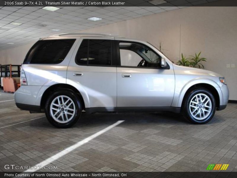 Titanium Silver Metallic / Carbon Black Leather 2006 Saab 9-7X 4.2i