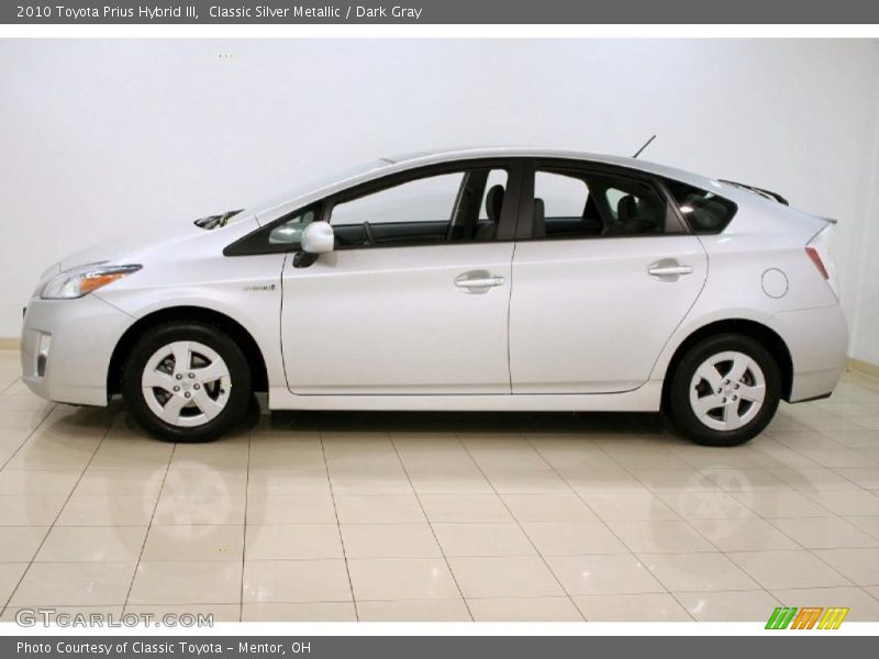 Classic Silver Metallic / Dark Gray 2010 Toyota Prius Hybrid III