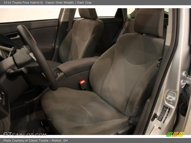 Classic Silver Metallic / Dark Gray 2010 Toyota Prius Hybrid III