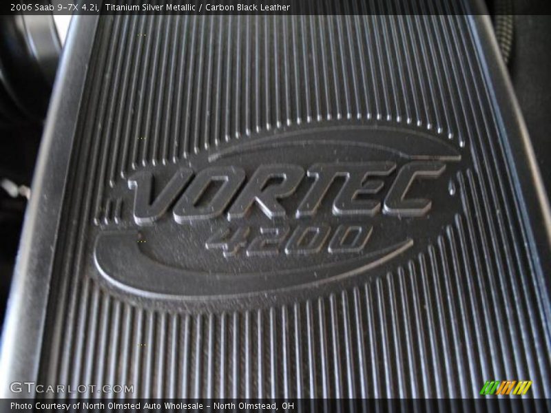 Titanium Silver Metallic / Carbon Black Leather 2006 Saab 9-7X 4.2i