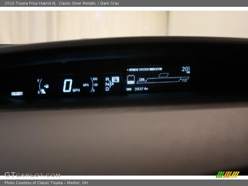 Classic Silver Metallic / Dark Gray 2010 Toyota Prius Hybrid III