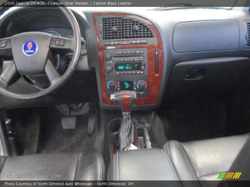 Titanium Silver Metallic / Carbon Black Leather 2006 Saab 9-7X 4.2i