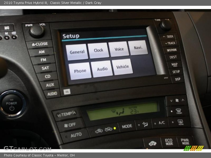 Classic Silver Metallic / Dark Gray 2010 Toyota Prius Hybrid III