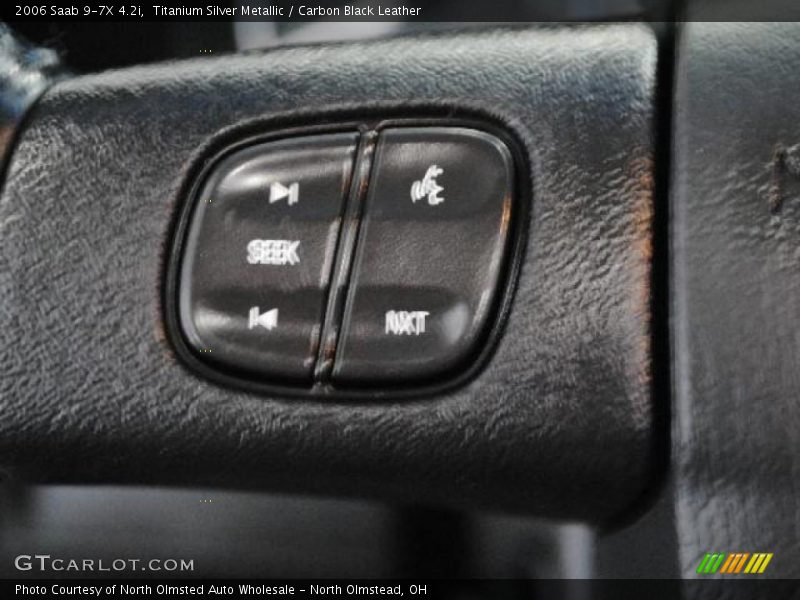 Titanium Silver Metallic / Carbon Black Leather 2006 Saab 9-7X 4.2i