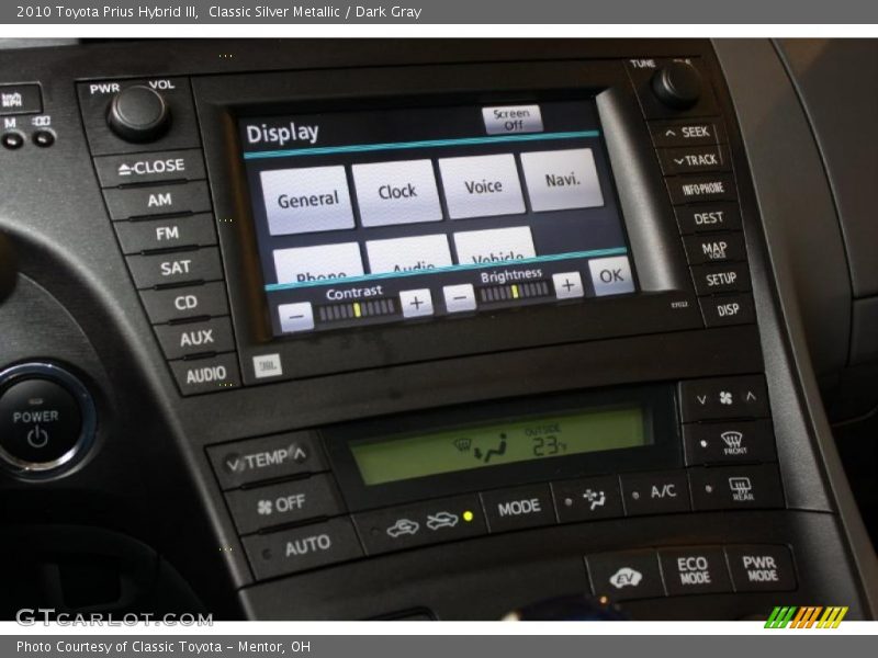 Classic Silver Metallic / Dark Gray 2010 Toyota Prius Hybrid III