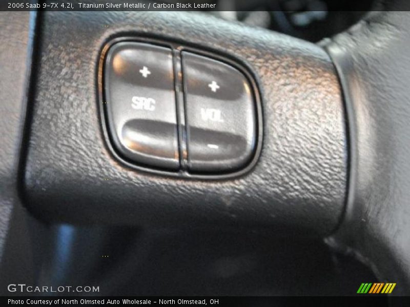 Titanium Silver Metallic / Carbon Black Leather 2006 Saab 9-7X 4.2i