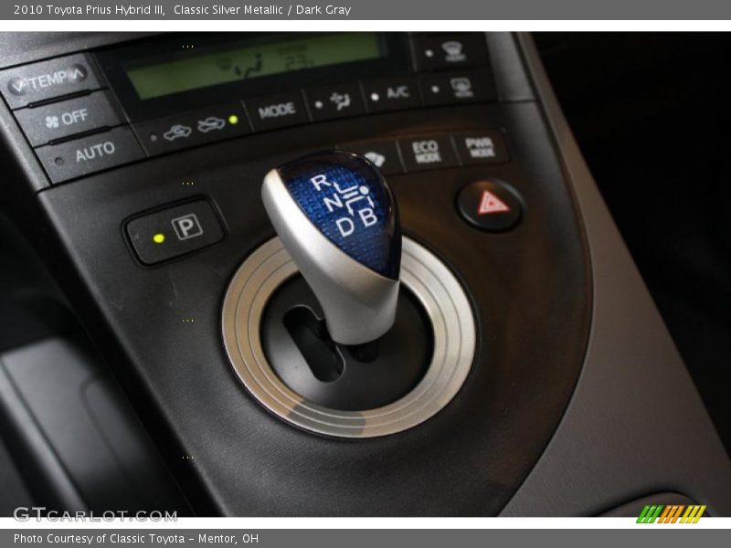 Classic Silver Metallic / Dark Gray 2010 Toyota Prius Hybrid III