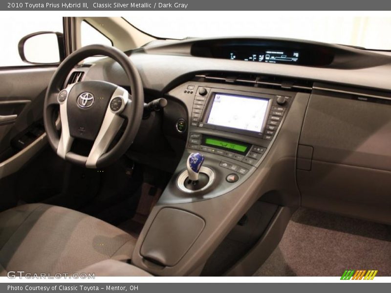 Classic Silver Metallic / Dark Gray 2010 Toyota Prius Hybrid III