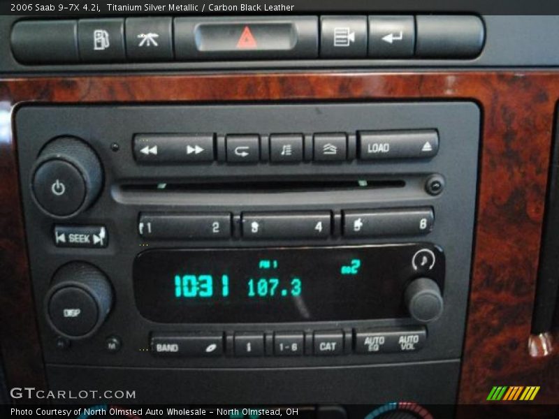 Titanium Silver Metallic / Carbon Black Leather 2006 Saab 9-7X 4.2i