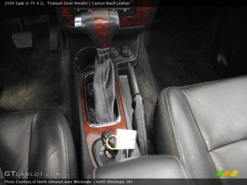 Titanium Silver Metallic / Carbon Black Leather 2006 Saab 9-7X 4.2i