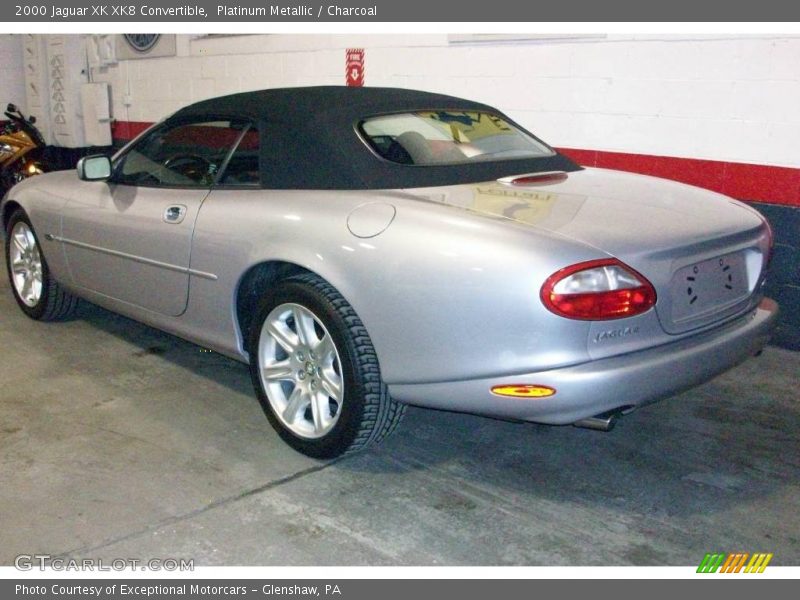 Platinum Metallic / Charcoal 2000 Jaguar XK XK8 Convertible