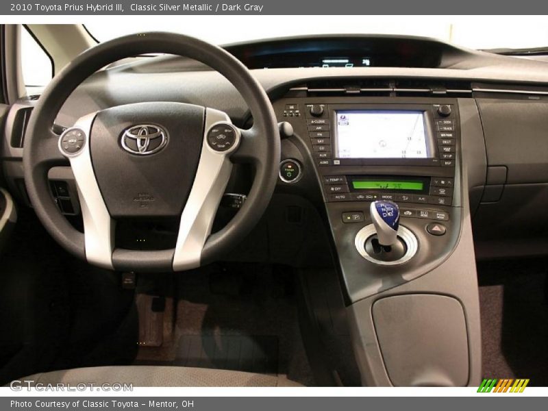 Classic Silver Metallic / Dark Gray 2010 Toyota Prius Hybrid III