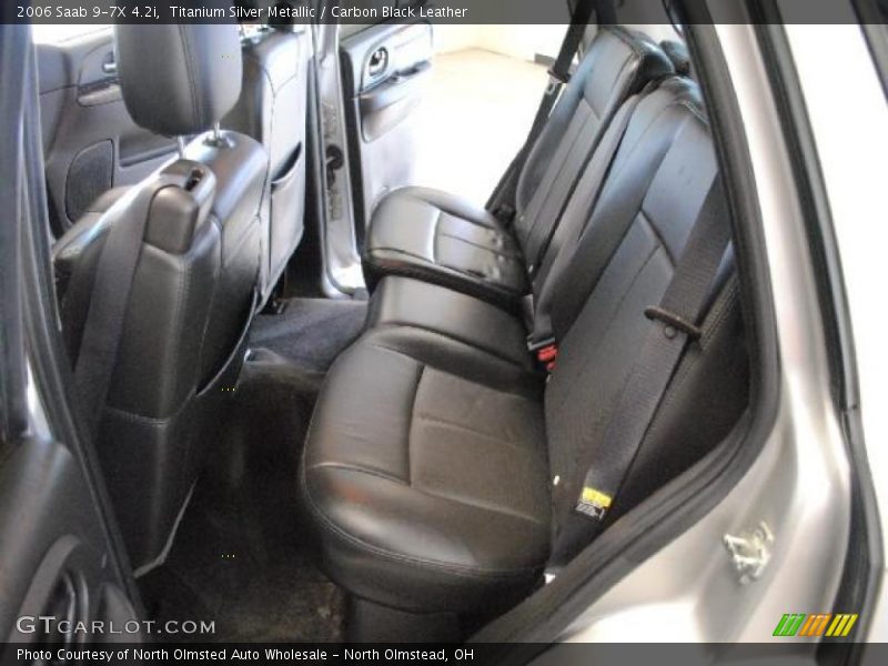 Titanium Silver Metallic / Carbon Black Leather 2006 Saab 9-7X 4.2i