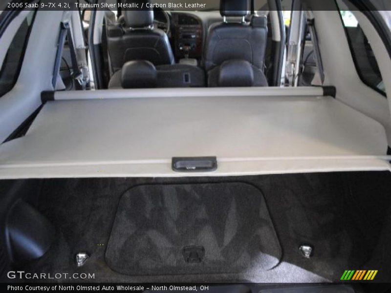Titanium Silver Metallic / Carbon Black Leather 2006 Saab 9-7X 4.2i