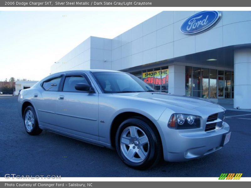 Silver Steel Metallic / Dark Slate Gray/Light Graystone 2006 Dodge Charger SXT