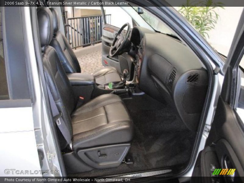 Titanium Silver Metallic / Carbon Black Leather 2006 Saab 9-7X 4.2i
