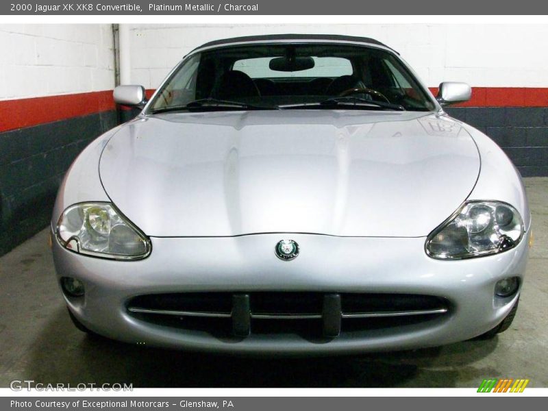 Platinum Metallic / Charcoal 2000 Jaguar XK XK8 Convertible