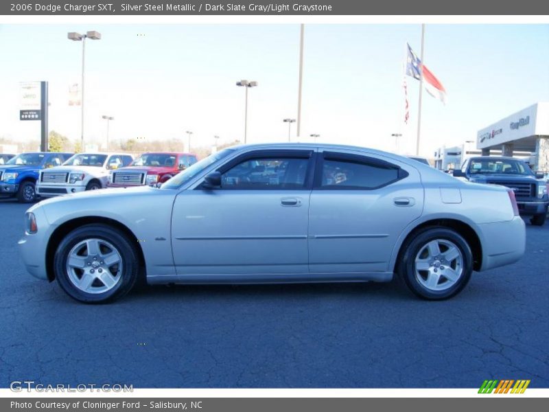Silver Steel Metallic / Dark Slate Gray/Light Graystone 2006 Dodge Charger SXT