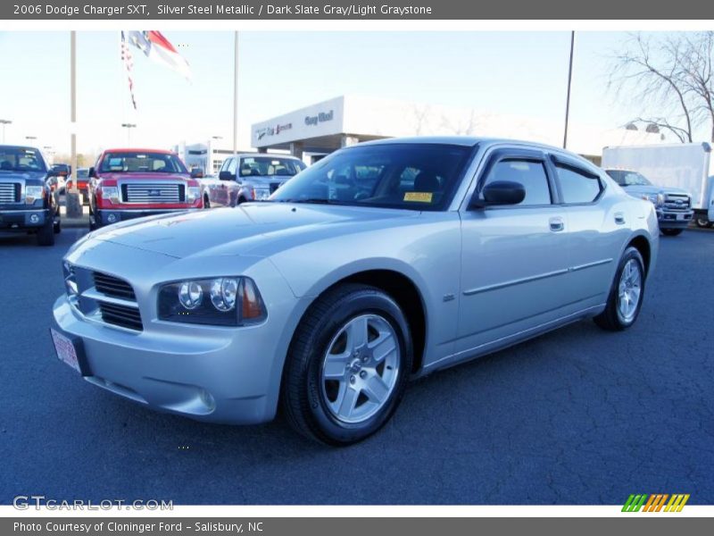 Silver Steel Metallic / Dark Slate Gray/Light Graystone 2006 Dodge Charger SXT